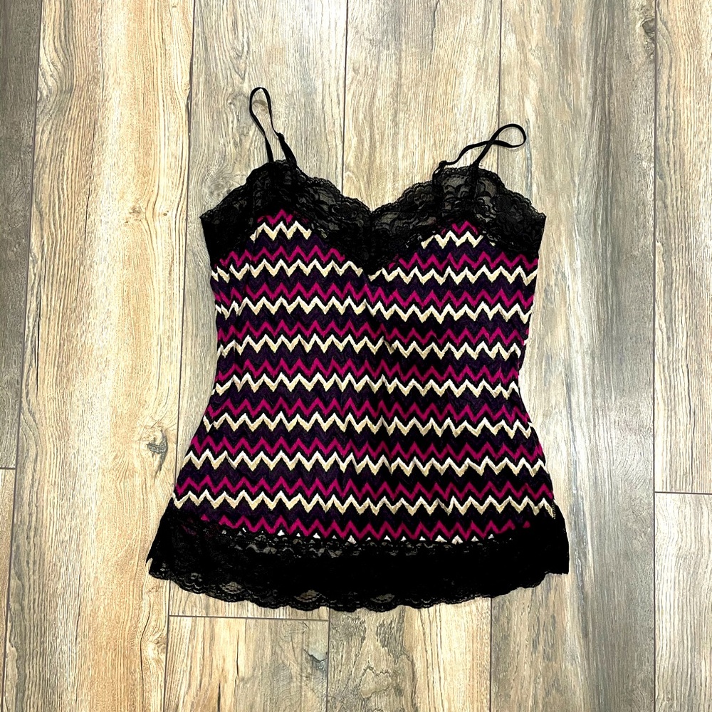 Xhilaration lace-trimmed tank top/camisole